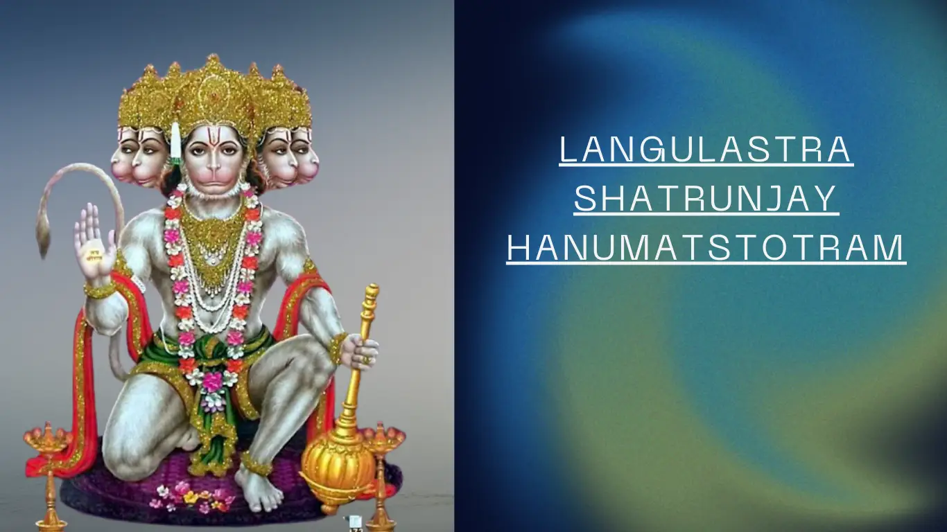 Langulastra Shatrunjay Hanumatstotram